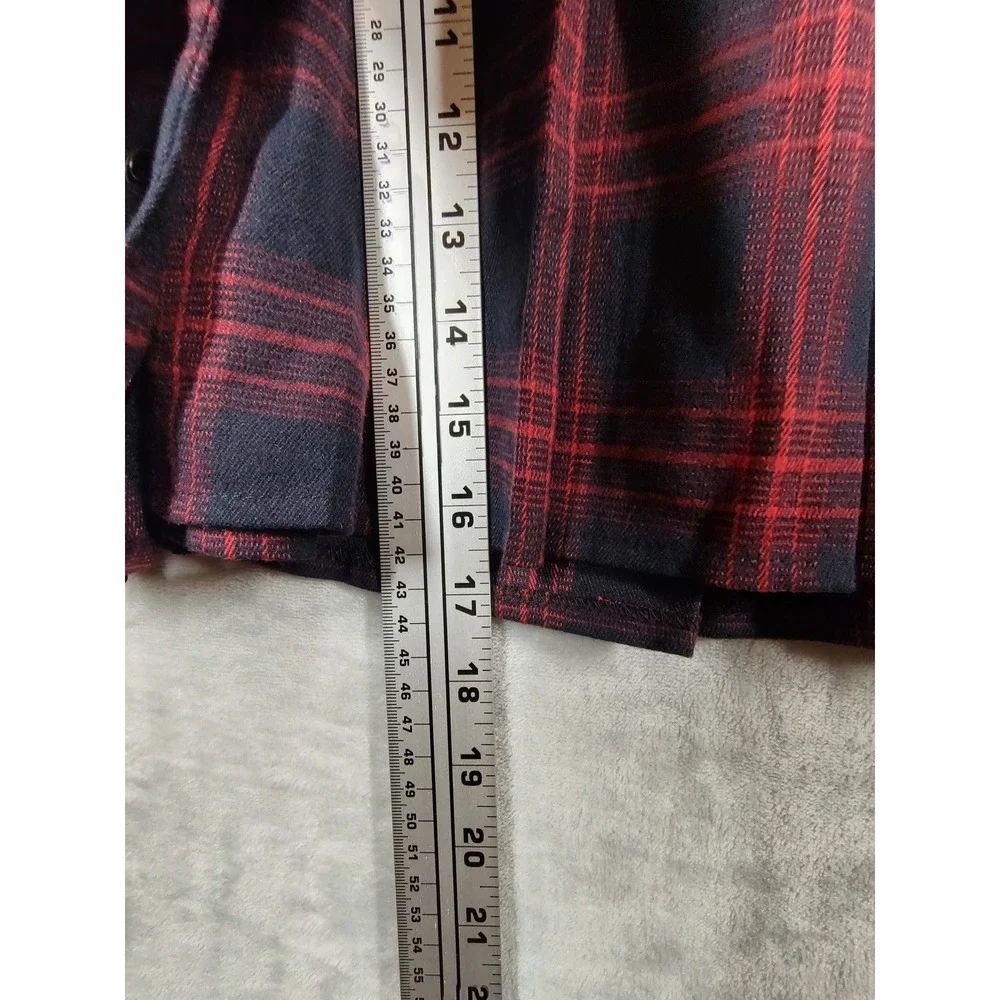 Chouyatou Red‎ Black Plaid Pleated Mini Skirt Punk Gothic Harness Straps Small